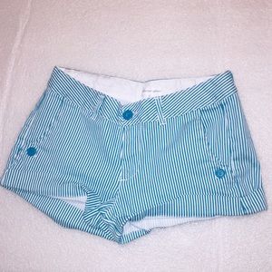 Ambience appeal girl’s blue stripped shorts Sz: S